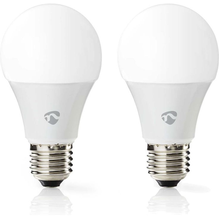 LED-lamppu Nedis SmartLife RGB Wi-Fi WIFILRC20E27, 9W, E27, 2700-6500K, 2kpl