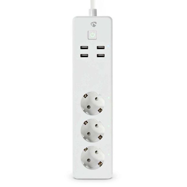 Älyjatkopistorasia Nedis WIFIP312FWT SmartLife Wi-Fi, 1.8m