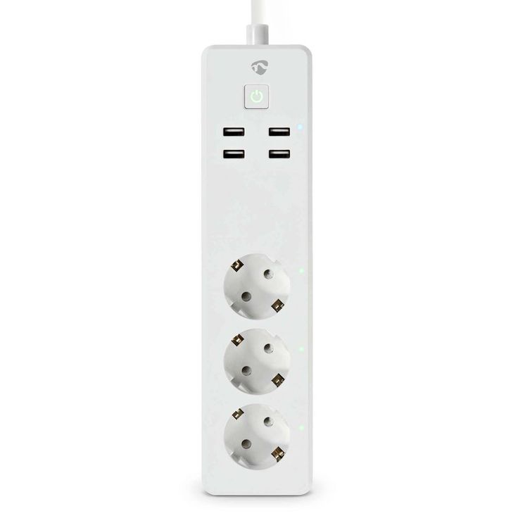 Älyjatkopistorasia Nedis WIFIP312FWT SmartLife Wi-Fi, 1.8m