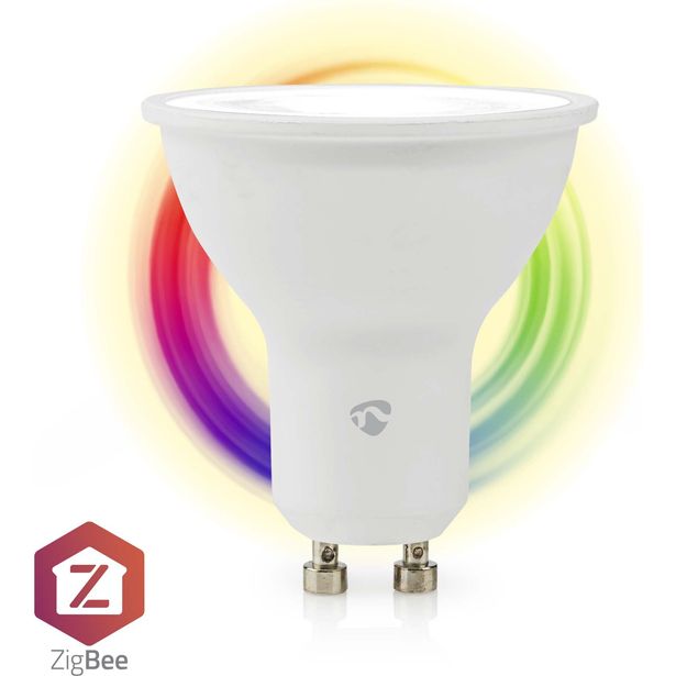 Älylamppu Nedis SmartLife ZigBee RGB ZBLC10GU10,  4.7W, GU10, 2200-6500K