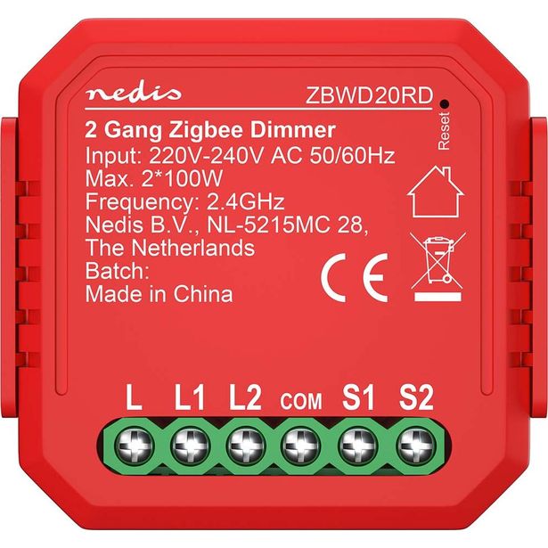 Himmennin Nedis ZBWD20RD SmartLife ZigBee 3.0 Triac