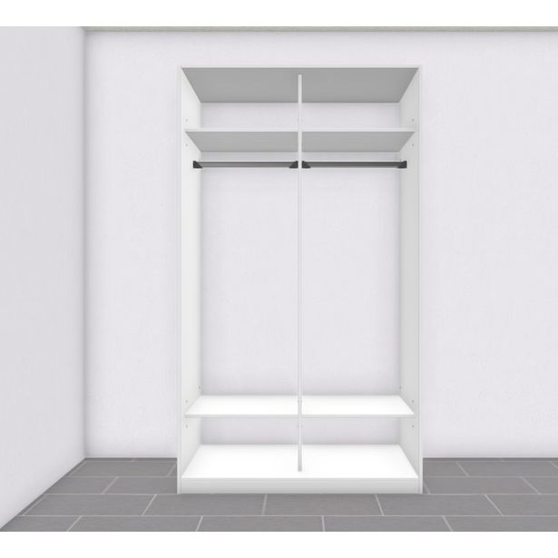Liukuovikaappi Nettiovi 110-155cm, tangoilla, mittojen mukaan