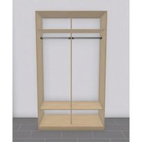 Liukuovikaappi Nettiovi 110-155cm, tangoilla, mittojen mukaan, eri värejä