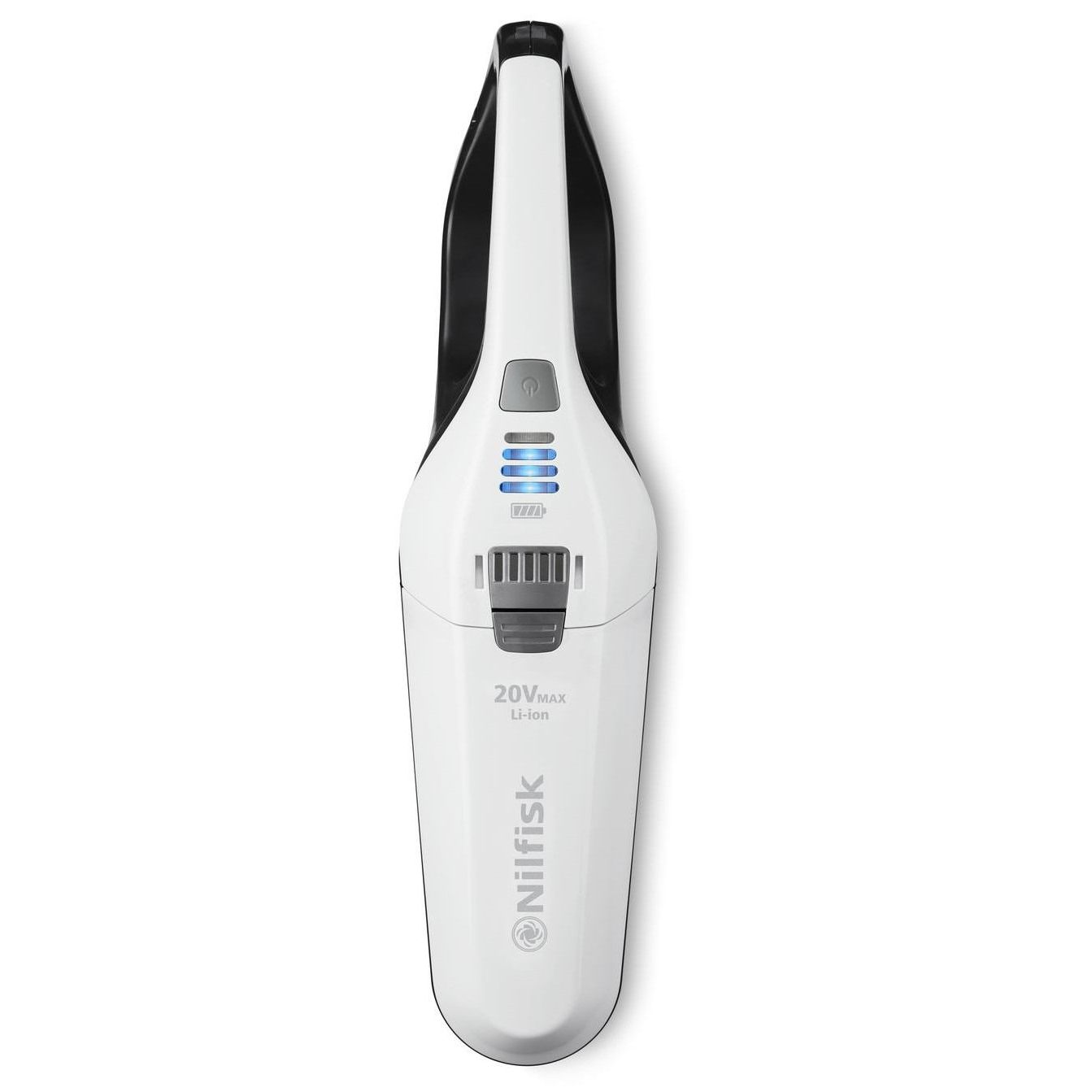 Rikkaimuri Nilfisk Quick Q201WHI, 20V, akulla + lisävarusteet