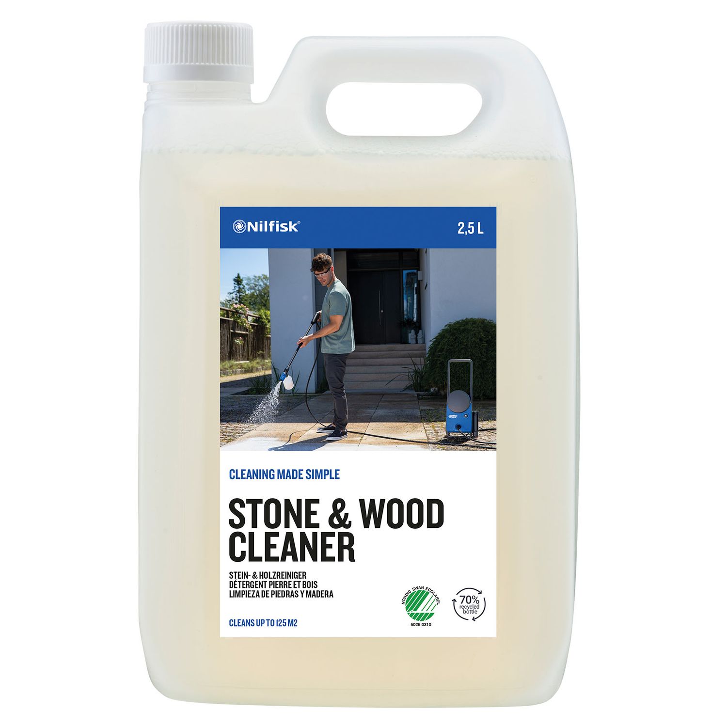 Kivi- ja puupesuaine Nilfisk Stone&Wood Cleaner, 2.5L