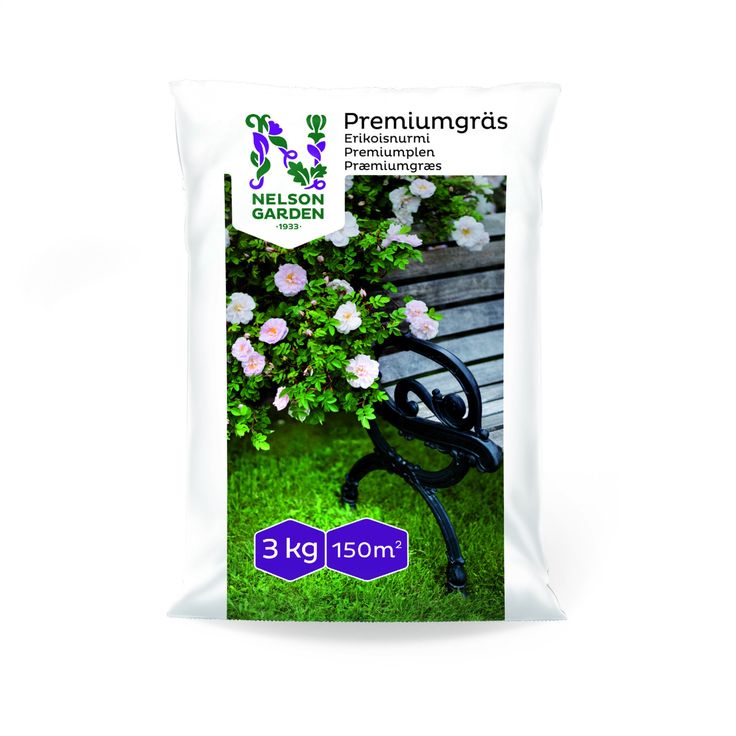 Erikoisnurmi Nelson Garden, siemenet, 3kg