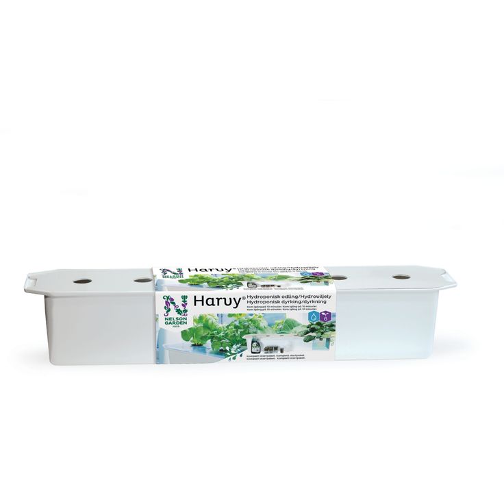 Vesiviljelylaatikko Nelson Garden Harvy6, 80cm, valkoinen