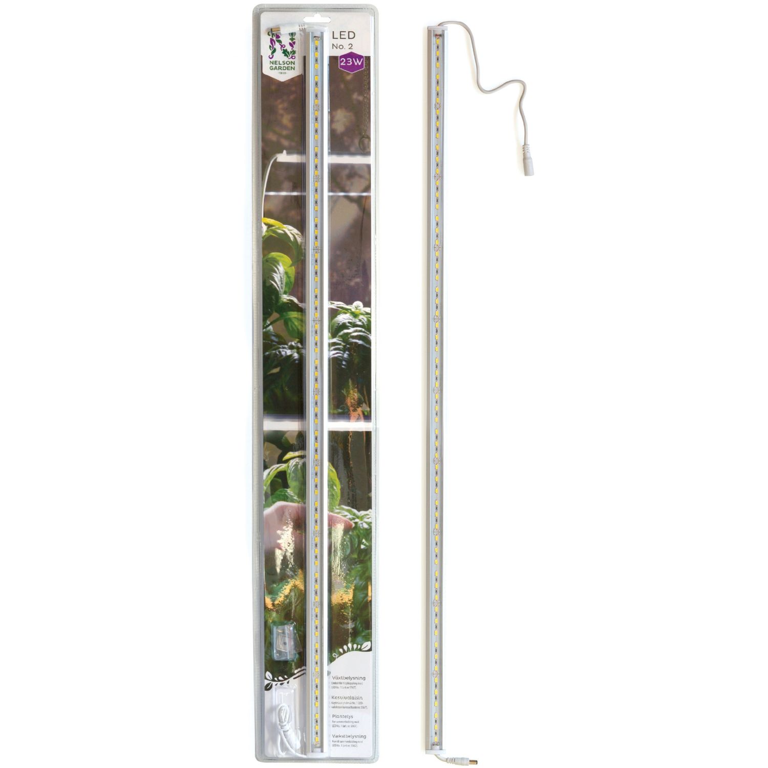 Kasvivalo Nelson Garden LED-lista No.2, 85cm, 23W