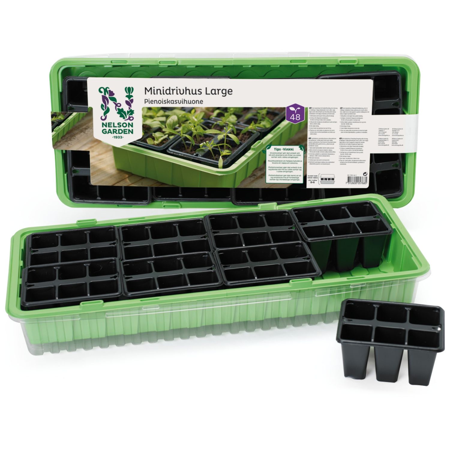 Pienoiskasvihuone Nelson Garden Large, kennolevy