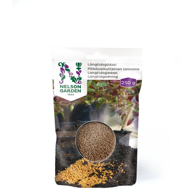 Pitkävaikutteinen lannoite Nelson Garden, 250g