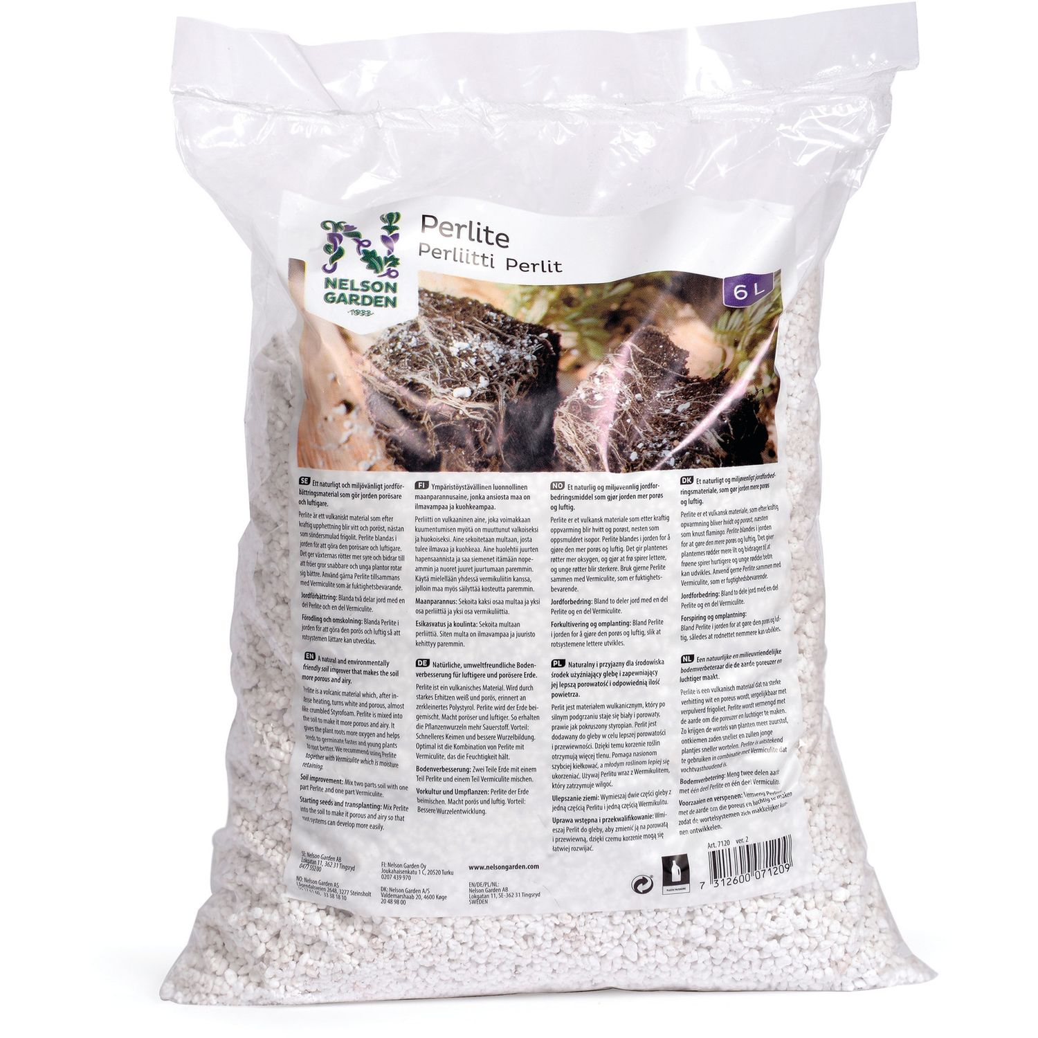 Perliitti Nelson Garden, 6l