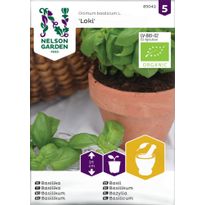 Maustebasilika Nelson Garden Loki Organic, siemenet