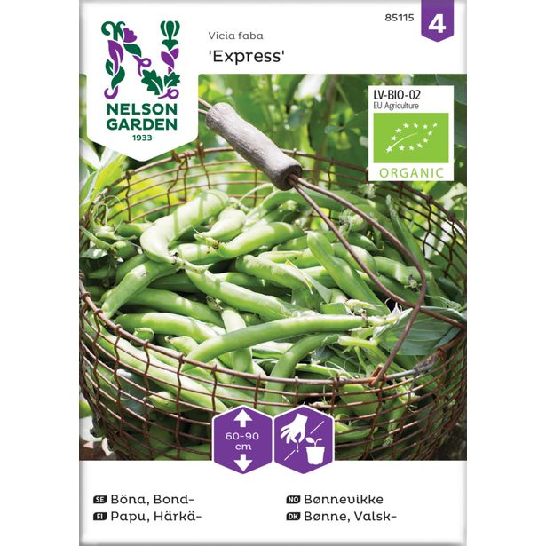 Härkäpapu siemen Nelson Garden Express Organic