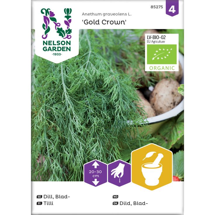 Tilli siemen Nelson Garden Gold Crown Organic