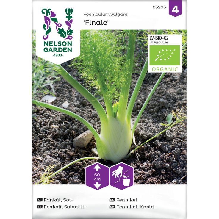 Salaattifenkoli siemen Nelson Garden Finale Organic
