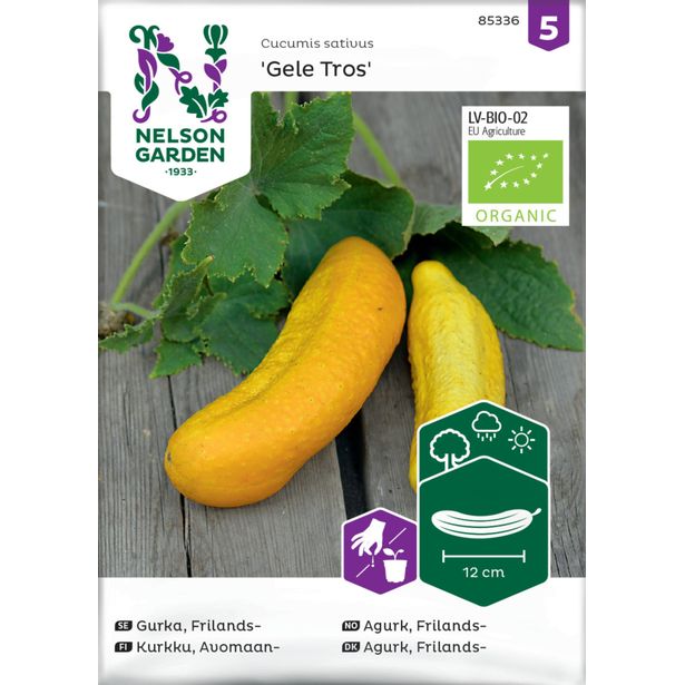 Avomaankurkku siemen Nelson Garden Gele Tros Organic