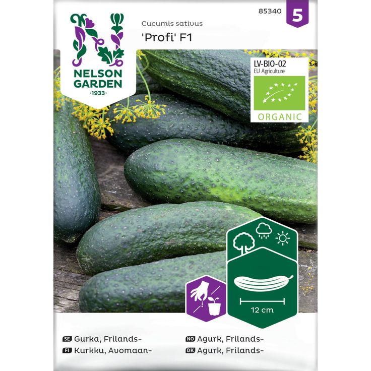 Avomaankurkku siemen Nelson Garden Profi F1 Organic