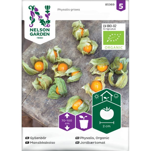 Mansikkakoiso siemen Nelson Garden Organic