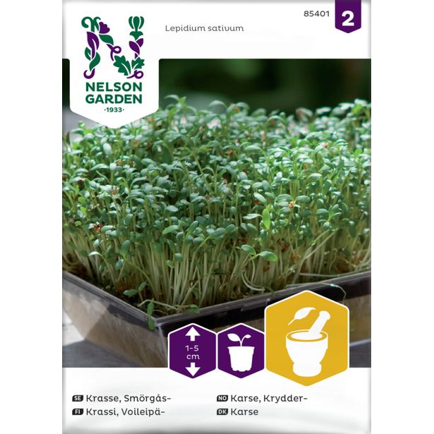 Voileipäkrassi siemen Nelson Garden