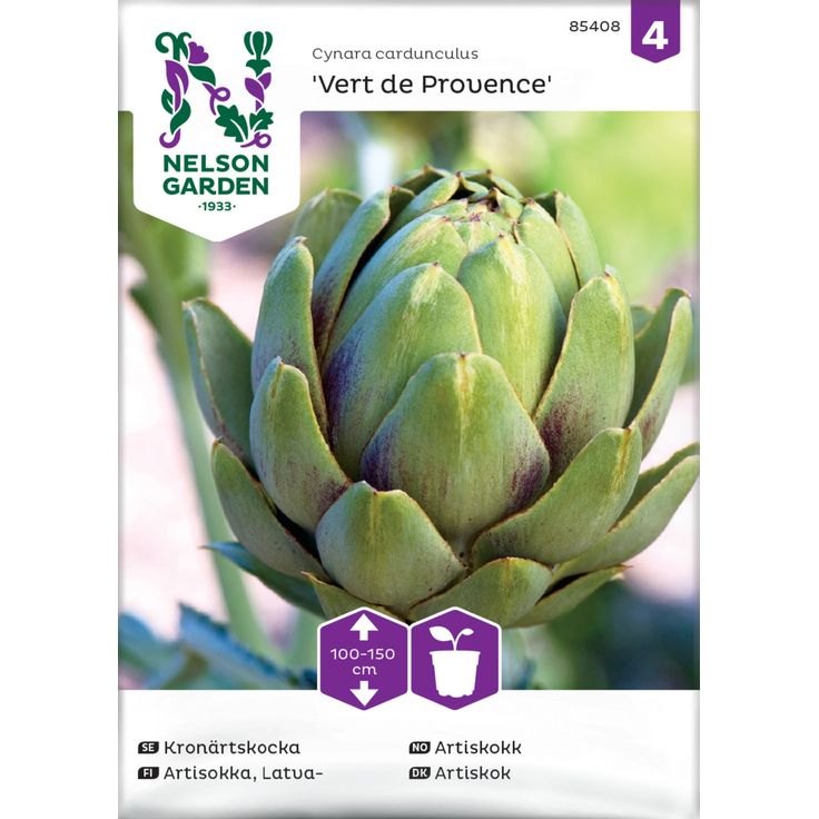 Latva-artisokka siemen Nelson Garden Vert de Provence