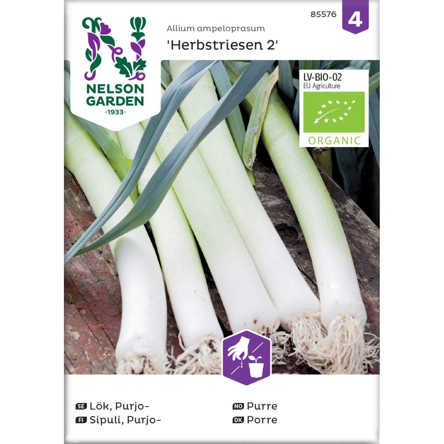 Purjosipuli Nelson Garden Herbstriesen 2 Organic, siemenet