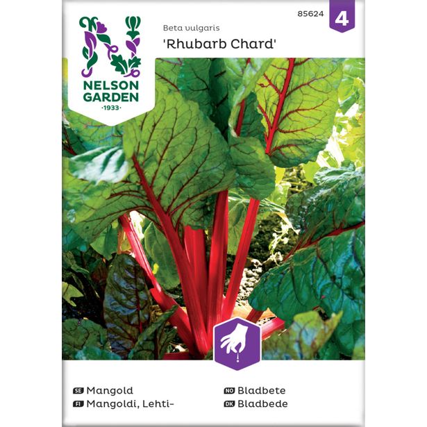 Lehtimangoldi siemen Nelson Garden Rhubarb Chard