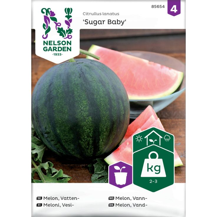 Vesimeloni siemen Nelson Garden Sugar Baby