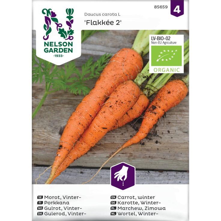 Porkkana siemen Nelson Garden Flakkée 2 Organic