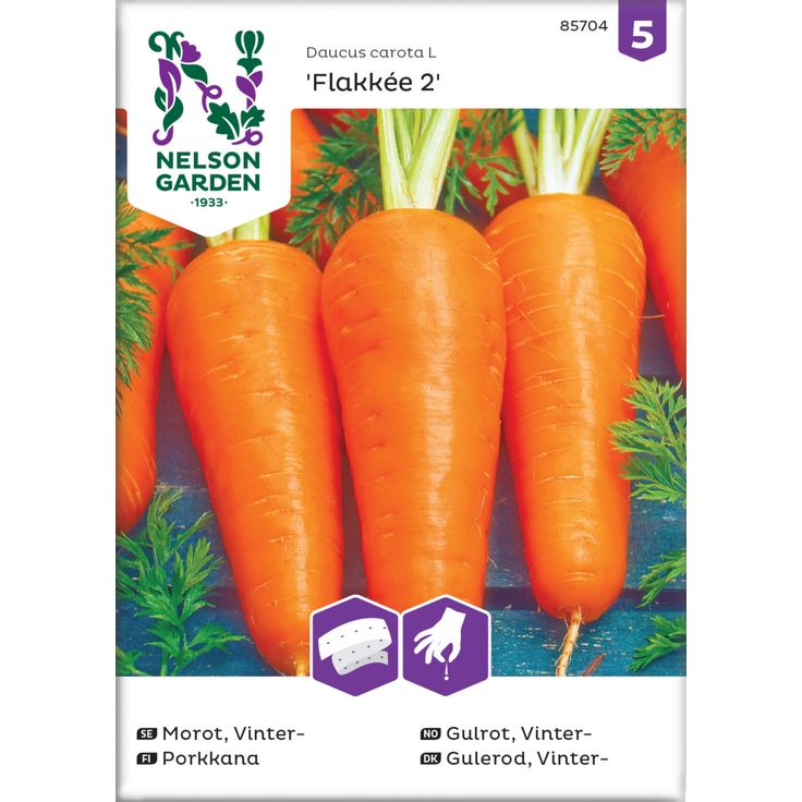 Porkkana siemen Nelson Garden Flakkée 2, kylvönauha