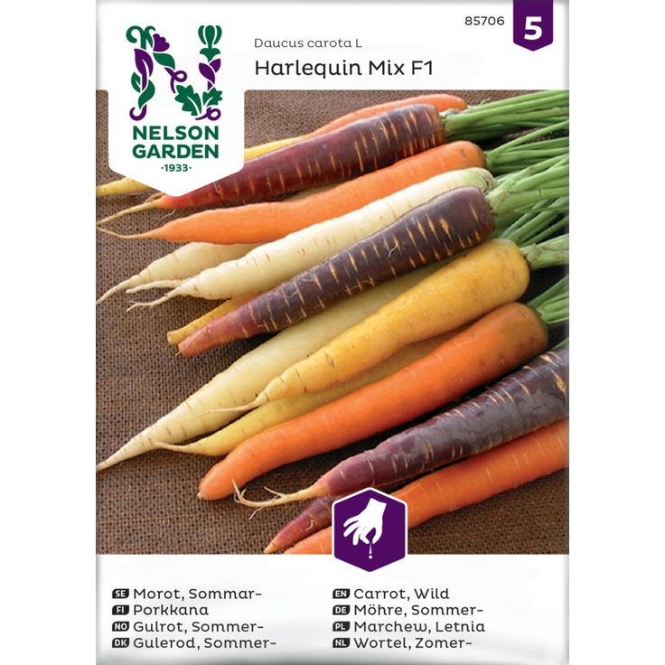 Porkkana siemen Nelson Garden Harlequin Mix F1