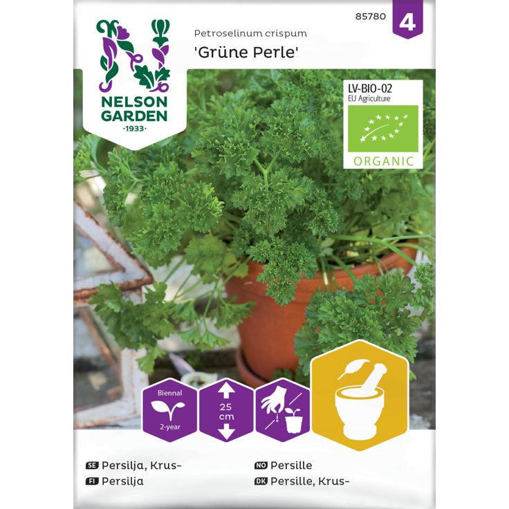 Persilja siemen Nelson Garden Grüne Perle Organic