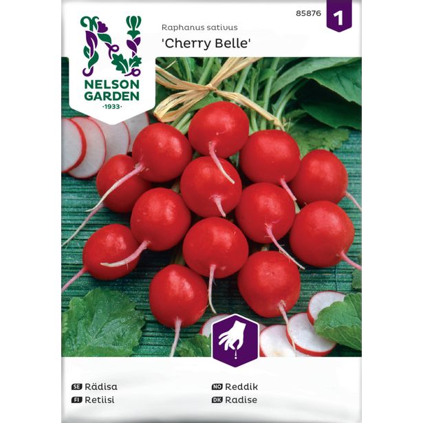 Retiisi siemen Nelson Garden Cherry Belle