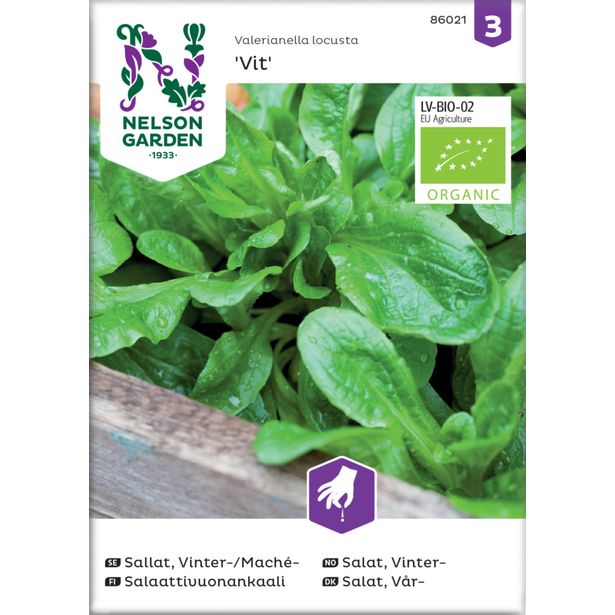 Salaattivuonankaali siemen Nelson Garden Vit Organic
