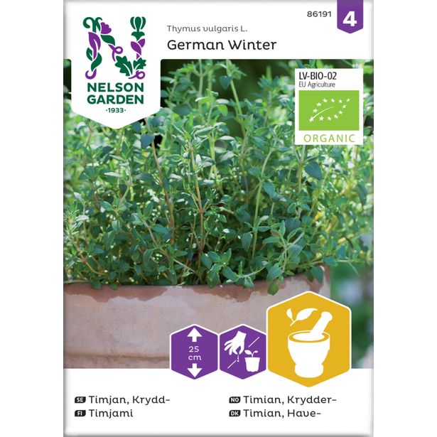 Timjami siemen Nelson Garden German Winter Organic