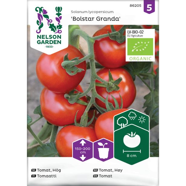 Tomaatti siemen Nelson Garden Bolstar Granda Organic