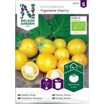 Kirsikkatomaatti Nelson Garden Tigerette Cherry Organic, siemenet