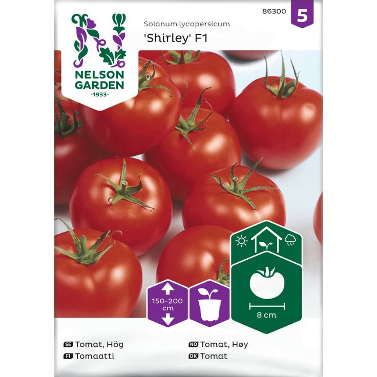Tomaatti siemen Nelson Garden Shirley F1