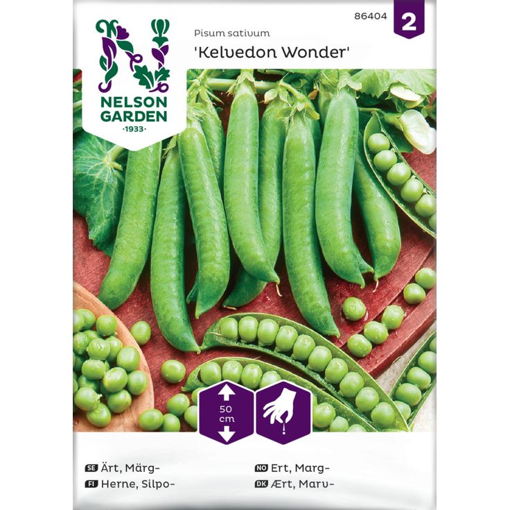 Silpoherne siemen Nelson Garden Kelvedon Wonder