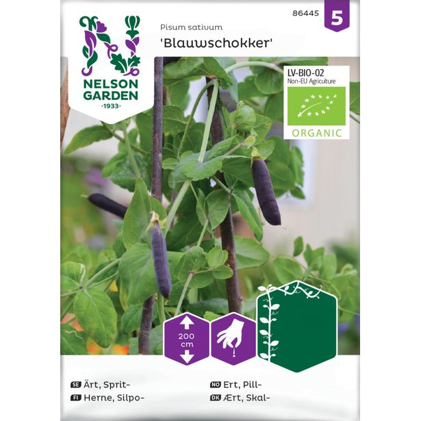 Silpoherne siemen Nelson Garden Blauwschokker Organic