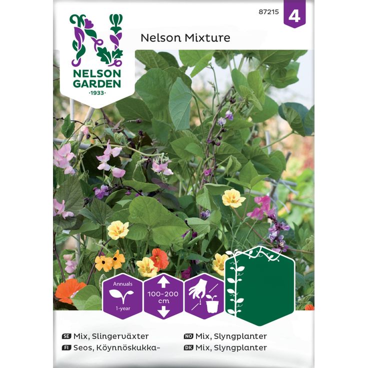 Köynnöskukkaseos siemen Nelson Garden