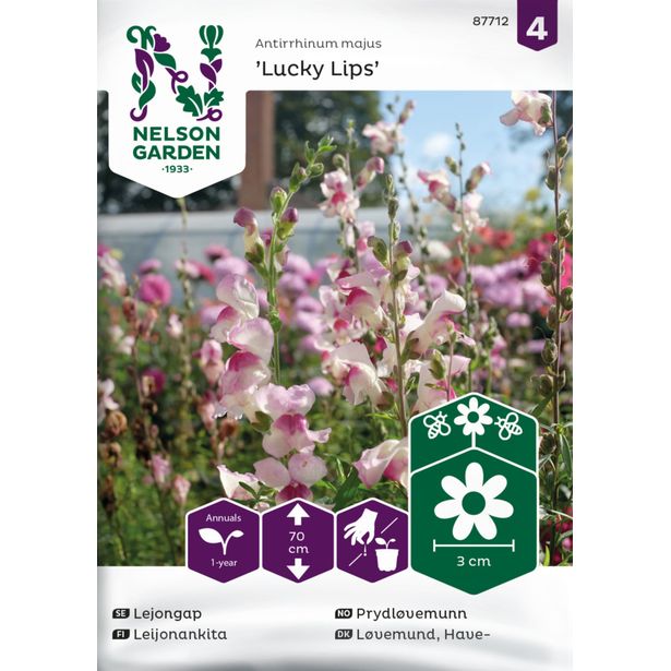 Leijonankita siemen Nelson Garden Lucky Lips