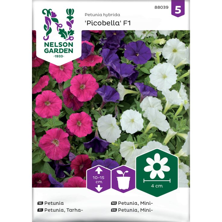 Tarha-/mätäspetunia siemen Nelson Garden Fantasy Mix
