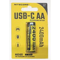 Ladattava AA-akku Nitecore NH2400 2400mAh USB-C 1kpl
