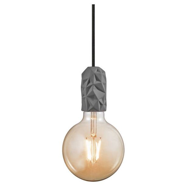 Riippuvalaisin Nordlux Hang, Ø52mm, harmaa