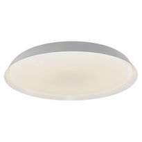 LED-plafondi Nordlux Piso, Ø365mm, valkoinen