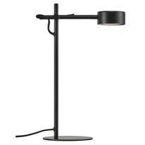 LED-pöytävalaisin Nordlux Clyde, musta