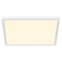 LED-plafondi Nordlux Oja Square, 294x294mm, 3000/4000K, valkoinen 