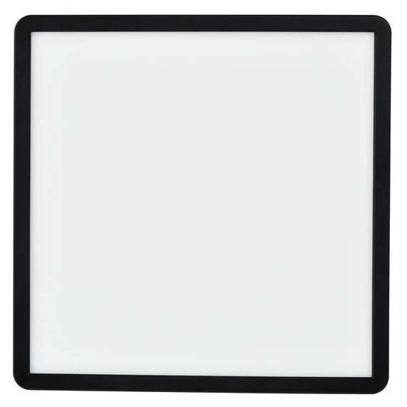 LED-plafondi Nordlux Oja Square, 294x294mm, IP54, 3000/4000K, musta