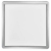 LED-plafondi Nordlux Oja Square, 294x294mm, IP54, 3000/4000K, kromi