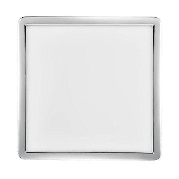 LED-plafondi Nordlux Oja Square, 294x294mm, IP54, 3000/4000K, kromi